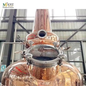 Usine de distillation de malt de 1000L fabriquée en Chine, équipement de fermentation automatique certifié ISO pour bière artisanale, moteur de grande capacité - Product Image 2