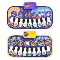 Tapis de danse musical interactif pour enfants avec touches numériques, jouet sonore éducatif pour jeux intérieurs