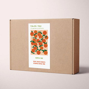 Autocollants étiquettes de scellage merci 100 pièces, étiquettes pour boîte cadeau, étiquettes postale joyeux station, pour les boîtes d'expédition - Product Image 2