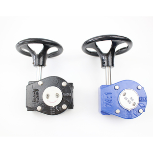 Anpassbarer manueller Schnecken getriebe antrieb OEM-unterstützter Absperr klappen getriebe - Product Image 5