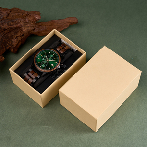 Luxury Walnut Wood Stainless Steel <strong>Watch</strong> with Chronograph - Product Image 6