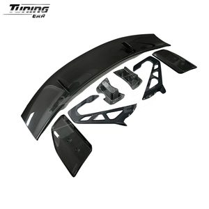 Aileron d'aile arrière en fibre de carbone AD V3 Style col de cygne inversé pour 2019 sur Toyota Supra MK5 A90 A91 - Product Image 1