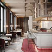 Équipement de restaurant à éclairage LED au design moderne, comptoir de présentation de cuisine, décoration de bar, armoire murale, mobilier de café
