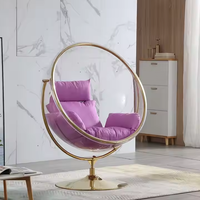 Cour moderne intérieur en forme d'oeuf suspendu en osier balançoire jardin métal canne meubles rotin Patio extérieur balançoire