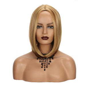 ยุโรปผู้หญิงใบหน้าวิกผมหยิกสั้น Afro Kinky วิกผมหยิกธรรมชาติผมสังเคราะห์สําหรับผู้หญิงผิวดํา - Product Image 1