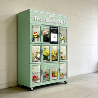 Distributeur automatique de fleurs fraîches IMT Fresh Blooms 24/7, réfrigéré, libre-service, vente en gros OEM ODM d'usine