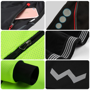 2025 <span class=keywords><strong>automne</strong></span>/hiver personnalisé à manches longues cyclisme <span class=keywords><strong>tenue</strong></span> ensemble pour hommes polaire résistant à la chaleur Anti-UV séchage rapide tempête manteau - Product Image 5