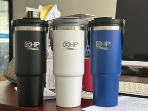 Vaso Térmico de Acero Inoxidable Personalizado con Logotipo, a Prueba de Fugas, Botella de Agua Aislada al Vacío de 20oz/30oz, Vaso de Viaje de Metal con Pajita Abatible - Product Image 2