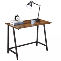 Nouvelle vente chaude, bureau d'ordinateur en MDF avec cadre en métal pas cher, bureau pour l'étude et le travail à domicile