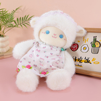 Boneka Domba Keriting Kawaii Grosir, Mainan Boneka Domba Pink Putih, Hadiah Pasangan & Persahabatan, Dekorasi Rumah, Hadiah Anak