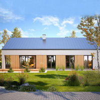 AS/NZS Leichtstahlrahmen-Fertighausvilla, modernes luxuriöses Modulhaus mit Paneelbauweise und ALC-Paneelen