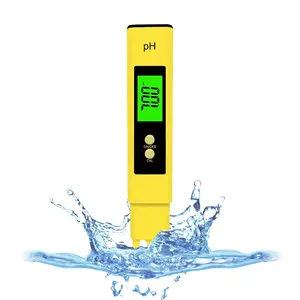 TDS EC PH salinità TEMP Tester di qualità dell'acqua più recente 5 in 1 OEM personalizzato supporto batteria peso temperatura automatica origine
