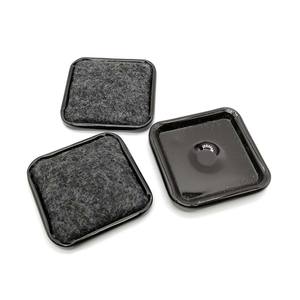 Tasses de roulettes de meubles en gros d'usine pour tapis tasses de roulettes de piano avec tapis en feutre avec base de tapis pour sols durs - Product Image 1