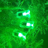 Lot de 6 pointes lumineuses pour flèches de arbalète, calibres .285/.297/.300/.305, avec interrupteur marche/arrêt haute visibilité inclus