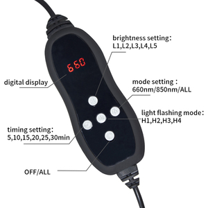 Luce rossa senza fili perline 360 tutto il corpo luce riscaldata terapia fisica lampada massaggio supporto lombare coperta elettrica - Product Image 5