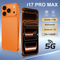 Smartphone Be I17 Pro Max, caméra arrière 108MP, 3+64 Go, Android 8.1, charge rapide 65W, 4G tout-en-un, écran 6,8 pouces, processeur quadricœur MediaTek, batterie 4000 mAh