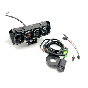 <span class=keywords><strong>Phare</strong></span> avant à quatre LED 38W pour tous les scooters <span class=keywords><strong>Dualtron</strong></span> Thunder Victor Spider DT3, moto modifiée avec interrupteur - Product Image 2