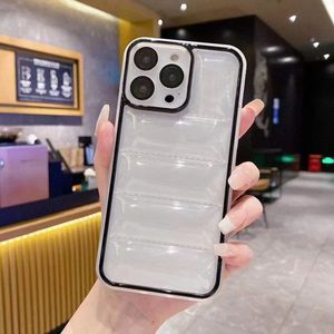 Funda de moda al por mayor, diseño de lujo, chaqueta de plumón, fundas de teléfono acolchadas de TPU a granel para Oppo A38 <span class=keywords><strong>A77</strong></span> A15 RENO 8T REALME C30 - Product Image 5