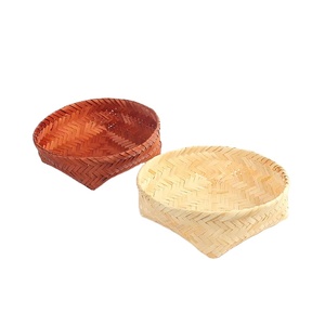 Hot lưu trữ sản phẩm tre giỏ tre giỏ trái cây handmade thủ công tre giặt giỏ - Product Image 3