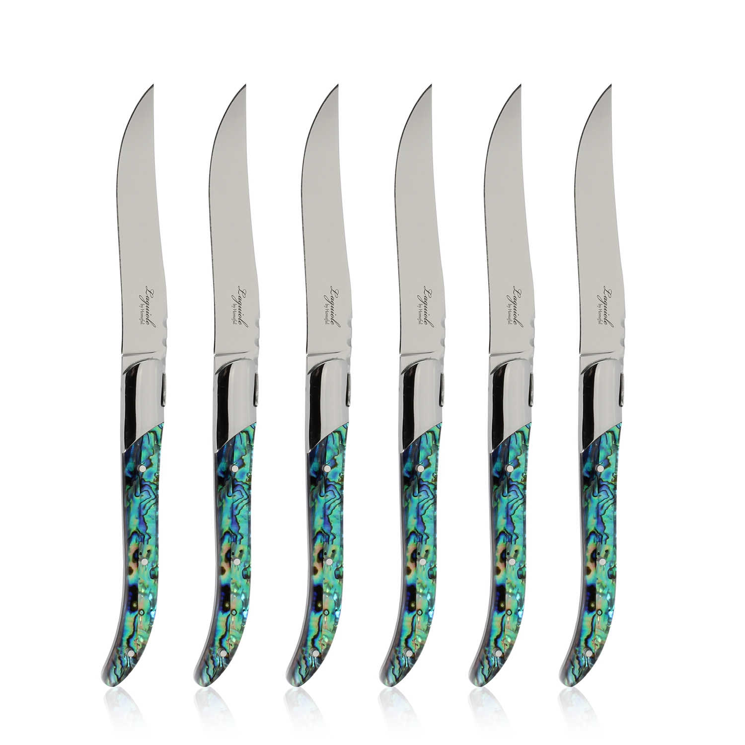 Coltello da bistecca blu da 5''