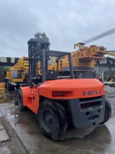 Heli CPCD100 CPCD250 TCM FD100 FD150 Komatsu FD150 10/12/15/16/18/20/23/24/25 Ton Carretilla elevadora diésel Cambio lateral Isuzu 6BG1 Motor - Product Image 4