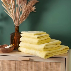 4 Pc Sustainable Ultra Soft Cotton Modal <b>Towel</b> <b>Set</b> Absorbent Bath <b>Towels</b> in Solid Color for Adults Home Spa and Bathroom Use - Product Image 3