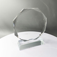 Plaque de trophée souvenir haut de gamme personnalisable, gravée au laser, étanche, en cristal, pour la vente en gros