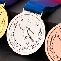 Prix d'usine en alliage de zinc personnalisé course 3D métal blanc médailles d'or sport Souvenir médailles clés pas cher médailles personnalisées Logo