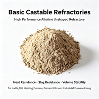 Ciment d'aluminate de calcium, ciment coulable à haute teneur en alumine, ciment réfractaire pour four, 80-85% d'alumine