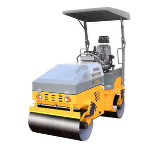 Rodillo Vibratorio de 3 Toneladas, de un Solo Tambor, Accionamiento Hidráulico, Motor de Alta Potencia para la Compactación de Carreteras Asfaltadas - Product Image 4