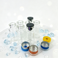 Flacons cylindriques en verre transparent stérilisés vides de 5 ml pour produits pharmaceutiques, avec bouchons en caoutchouc pour diffuseurs à bâtonnets, étiquettes d'origine ZHEJIANG