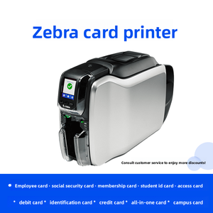 Impresora de Tarjetas de Identificación Zebra ZC100/300 Original, Impresora de Tarjetas de PVC con Impresión por Transferencia Térmica para Uso en Fábricas, Hoteles y Comercios - Product Image 3