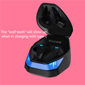 Auricolari da Gaming SADES Wings200 a Bassa Latenza, Cuffie Wireless BT 5.0 TWS per Giocatori - Product Image 3