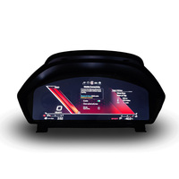 Untuk BMW F10 F20 F30 F32 Speedometer Digital LCD yang Ditingkatkan dengan Instrumen LCD Otomatis Penuh yang Baru