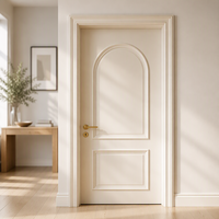 Porte intérieure en bois massif DEMEA, couleur personnalisée, style classique français, isolation thermique, design contemporain, pour villa de luxe.