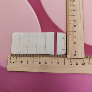 Bra <b>Hook</b> and Eye Tape Buckle Bra Strap Connector <b>Clip</b> Lingerie Hardwares Adjuster Buckle Underwear Accessories Skin Color 4 Rows - Product Image 5