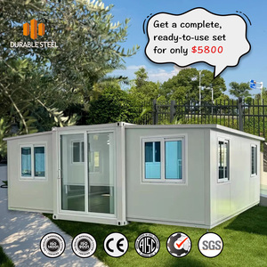 منزل حاويات مسبق الصنع قابل للتوسيع وحديث بطول 40 و30 و20 قدمًا مباشرة من المصنع، فيلا جاهزة بـ 2 و3 و4 و<span class=keywords><strong>5</strong></span> غرف نوم، منزل متنقل - Product Image 1