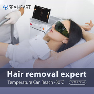 Máquina de Depilación Láser de Diodo Comercial Seaheart Medical CE <span class=keywords><strong>TEC</strong></span>, Enfriamiento con Hielo, Indolora, Titanio, Barra Osram Alemana, 808nm - Product Image 1