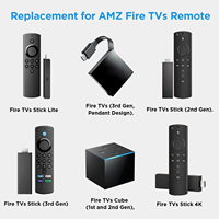 Récepteur de télécommande OEM Fire TV série 4 avec fonction vocale compatible avec Amazn Fire TV (2e et 3e génération) Opp