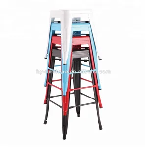 Modern Designer Durable <strong>Lightweight</strong> Steady Iron Metal Bar <strong>Stool</strong> for Heavy People - Product Image 4
