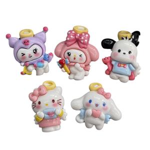 Imanes de Resina <span class=keywords><strong>C1</strong></span> con Diseño de Ángel y Halo, para Manualidades Infantiles, Decoración de Carcasas de Teléfono, Pinzas para el Cabello y Joyería - Product Image 5