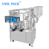 Machine de remplissage et de scellage automatique multi-stations rotative D-260 pour pots de gelée et de pudding – Machine de formage, remplissage et scellage continu