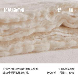 ที่นอนผ้าฝ้ายออร์แกนิค Lewu 500 กรัม/ตร.ม. ใยฝ้าย 100% นุ่มสบาย ขนาดดับเบิ้ล สำหรับใช้ในบ้าน - Product Image 1
