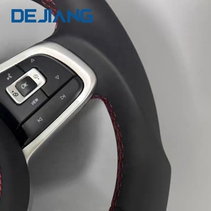 Volant en fibre de carbone LED personnalisé adapté aux modèles Volkswagen Golf 7.5 7 MK7.5 MK7 GTI R GTD GTE <span class=keywords><strong>Polo</strong></span> GTI toutes séries - Product Image 4
