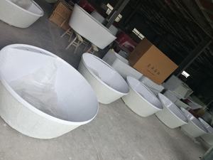 Baignoire autoportante ronde de luxe, <span class=keywords><strong>jacuzzi</strong></span> Hydro Jet Air Bubble Surround massages baignoires - Product Image 3