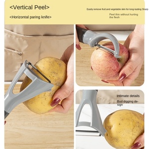 Juego de 7 Utensilios de Cocina Multifuncionales: Pelador, Rallador, Batidor, Accesorios Inteligentes para Frutas y Verduras - Product Image 4