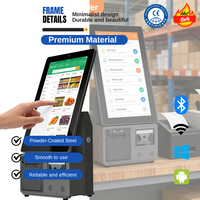 POS-система «Всё в одном» с сенсорным экраном 15,6 дюйма на Android, кассовый аппарат, сканер QR-кодов, принтер чеков для продуктовых магазинов и минимаркетов