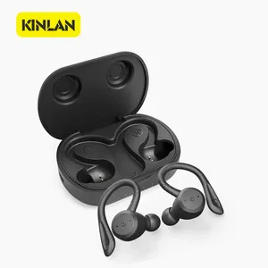 Produk laris Earphone Bluetooth kontrol sentuh Ipx7 Earbud nirkabel kedap air Earbud Tws & headphone In-Ear