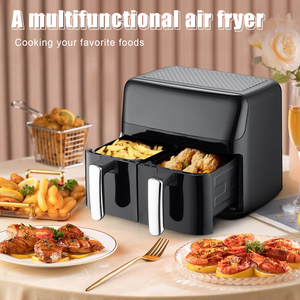 Профессиональные электрические фритюрницы, электрическая умная воздушная фритюрница, 8 литров, двойная корзина - Product Image 6