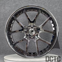 DCTC Nouvelle jante en alliage d'aluminium forgé 6061-T6 personnalisée de 17 à 26 pouces 5x114,3 mm Beadlock tout-terrain certifiée DOT Garantie de 5 ans